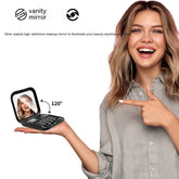 Multifunction Data Cable Digital Storage Box Charging Mirror Hidden Mobile Phone Holder - Show Gadgets